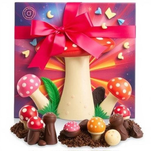 Vibrant Magic Mushroom Chocolates Collection
