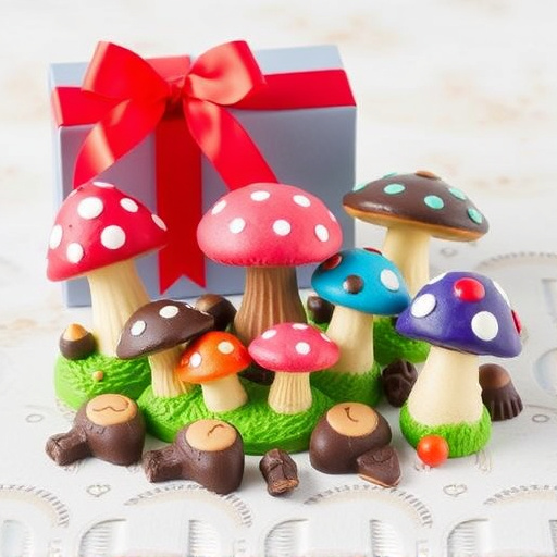 Vibrant Magic Mushroom Chocolates Collection