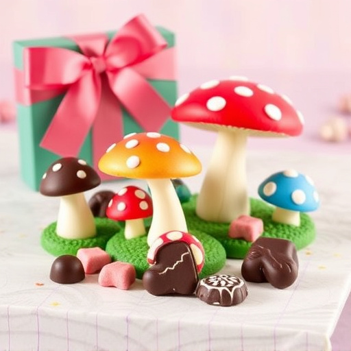 Vibrant Magic Mushroom Chocolates Collection