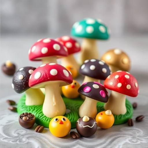 Vibrant Magic Mushroom Chocolates Collection