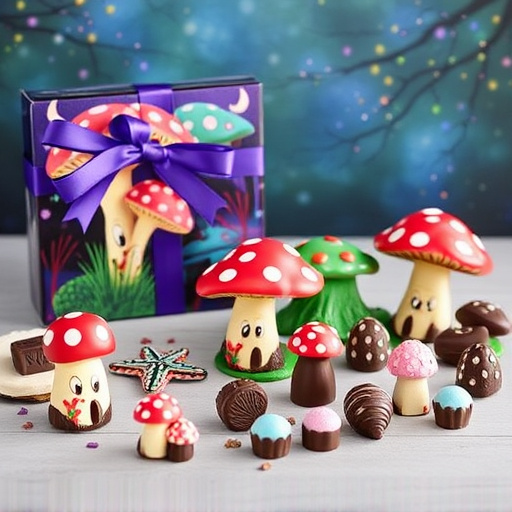 Vibrant Magic Mushroom Chocolates Collection