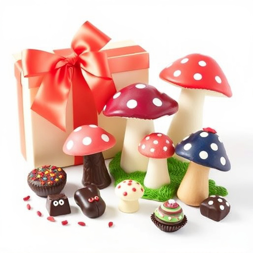Vibrant Magic Mushroom Chocolates Collection