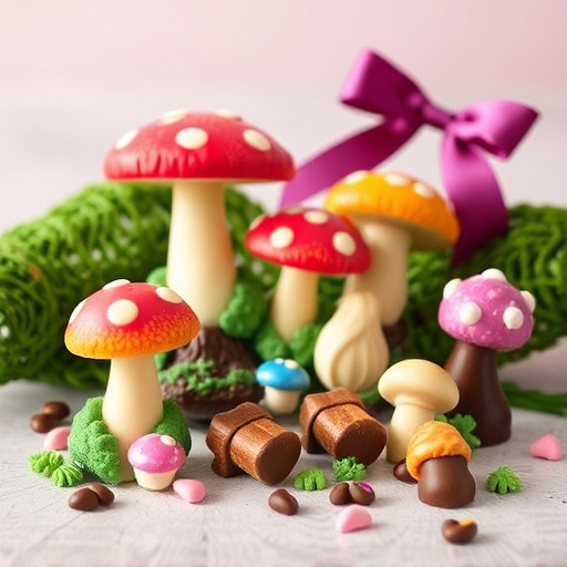 Vibrant Magic Mushroom Chocolates Collection