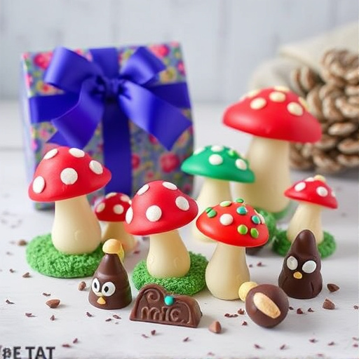 Vibrant Magic Mushroom Chocolates Collection