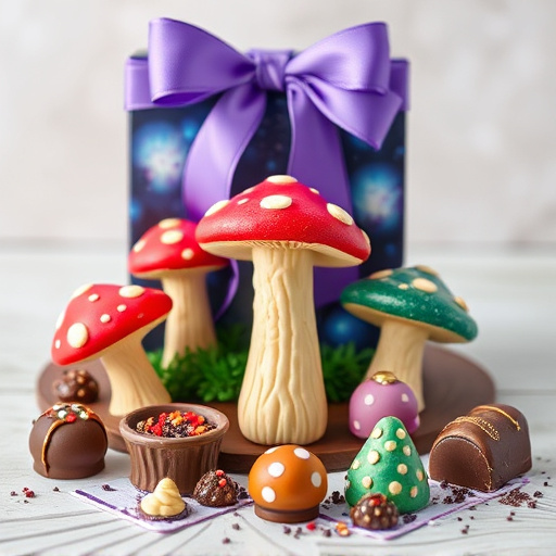 Vibrant Magic Mushroom Chocolates Collection