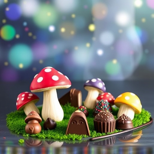 Vibrant Magic Mushroom Chocolates Collection