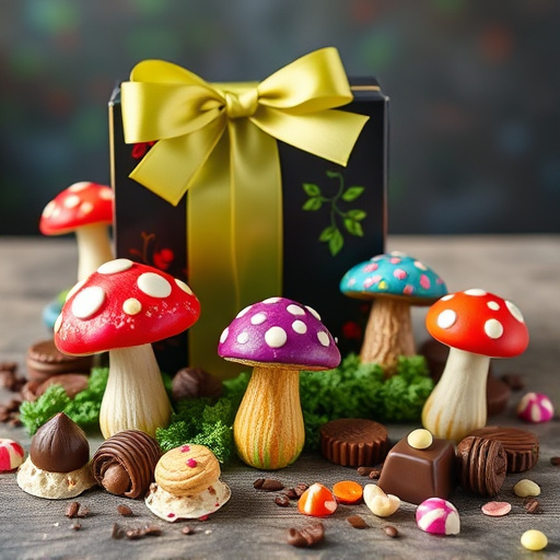 Vibrant Magic Mushroom Chocolates Collection