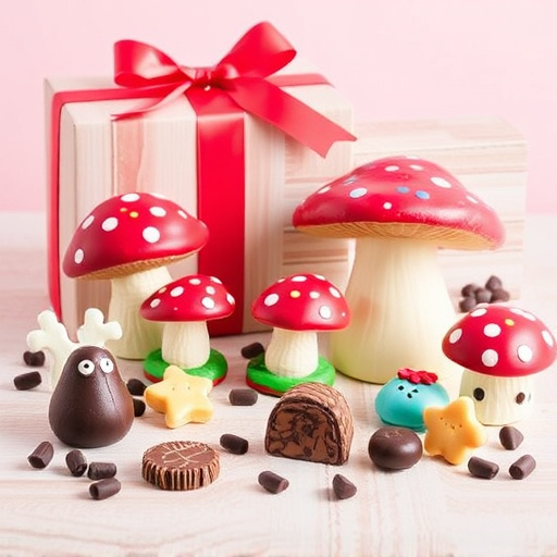 Vibrant Magic Mushroom Chocolates Collection