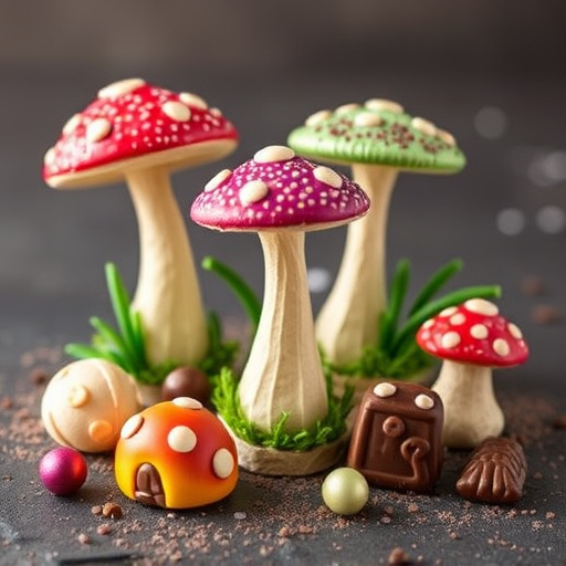 Vibrant Magic Mushroom Chocolates Collection