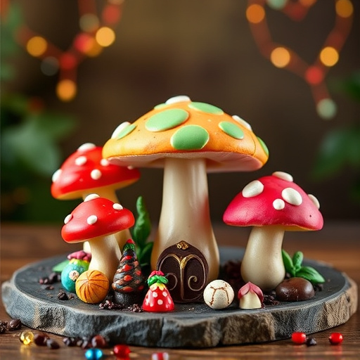 Vibrant Magic Mushroom Chocolates Collection