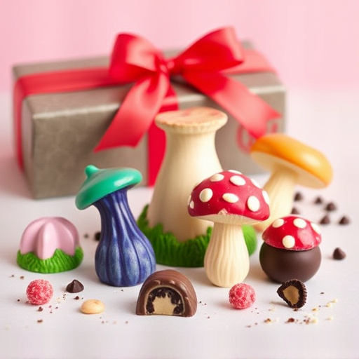 Vibrant Magic Mushroom Chocolates Collection