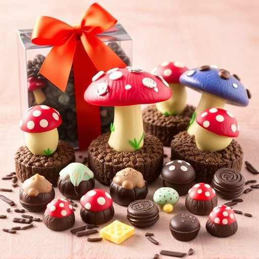Vibrant Magic Mushroom Chocolates Collection