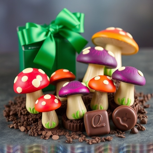 Vibrant Magic Mushroom Chocolates Collection