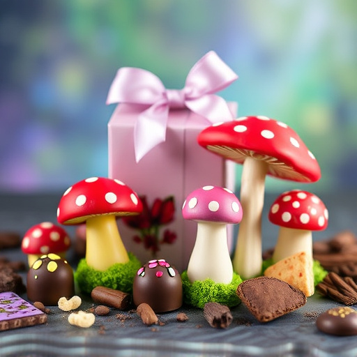Vibrant Magic Mushroom Chocolates Collection