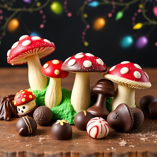 Vibrant Magic Mushroom Chocolates Collection