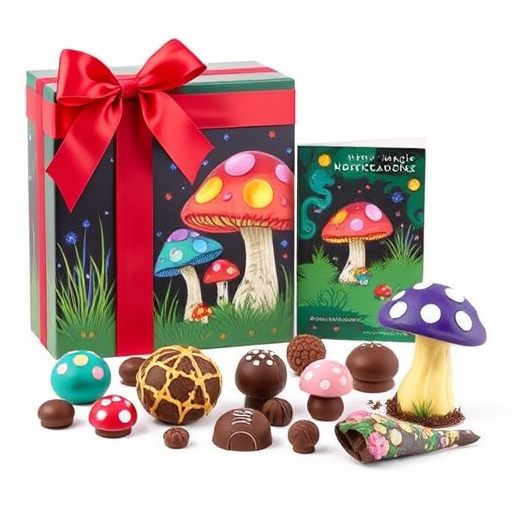 Vibrant Magic Mushroom Chocolates Collection