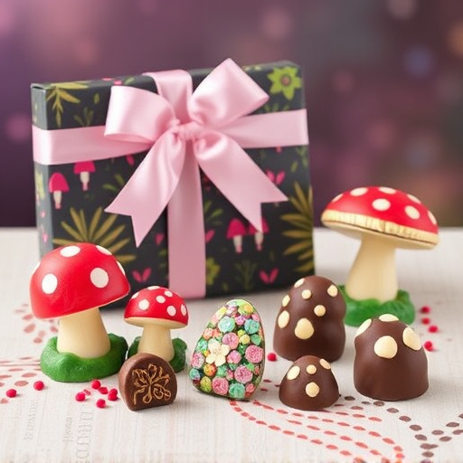 Vibrant Magic Mushroom Chocolates Collection