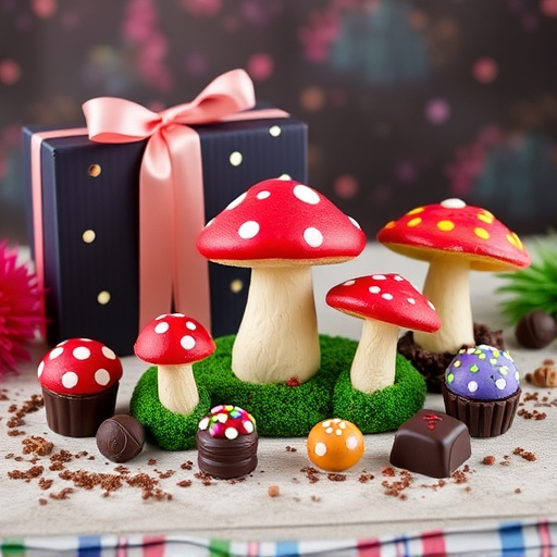 Vibrant Magic Mushroom Chocolates Collection