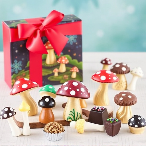 Vibrant Magic Mushroom Chocolates Collection