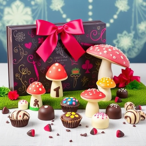 Vibrant Magic Mushroom Chocolates Collection