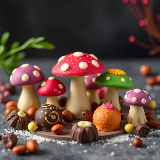 Vibrant Magic Mushroom Chocolates Collection