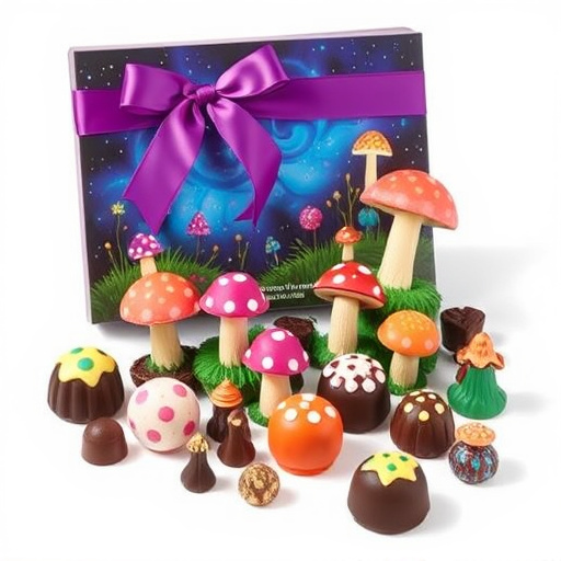 Vibrant Magic Mushroom Chocolates Collection