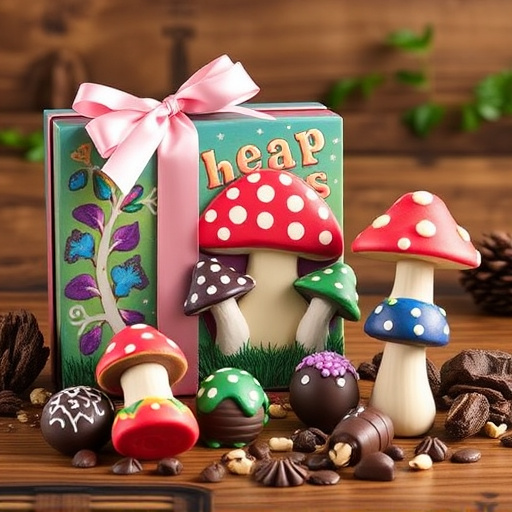 Vibrant Magic Mushroom Chocolates Collection