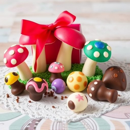 Vibrant Magic Mushroom Chocolates Collection