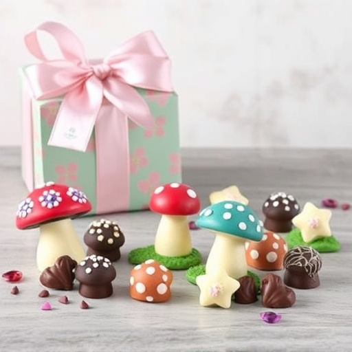 Vibrant Magic Mushroom Chocolates Collection