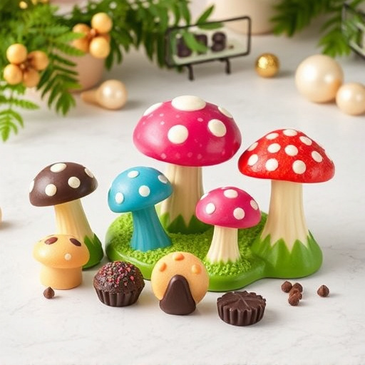 Vibrant Magic Mushroom Chocolates Collection