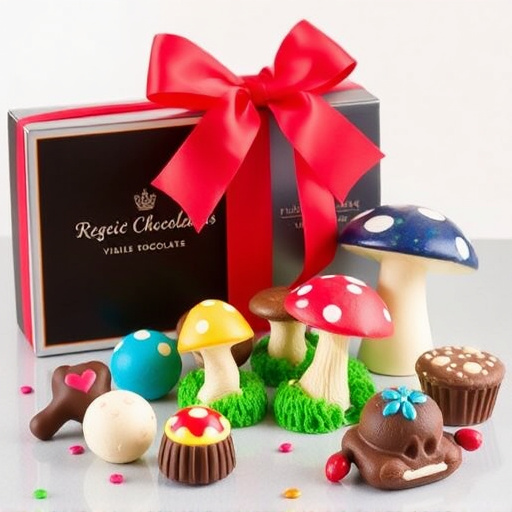 Vibrant Magic Mushroom Chocolates Collection