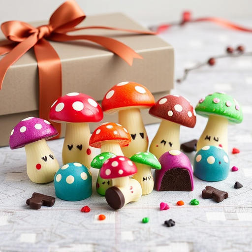 Vibrant Magic Mushroom Chocolates Collection