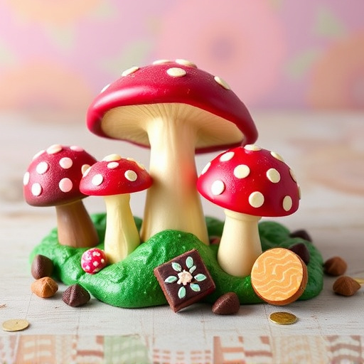 Vibrant Magic Mushroom Chocolates Collection