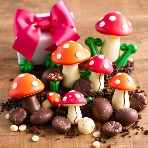Vibrant Magic Mushroom Chocolates Collection