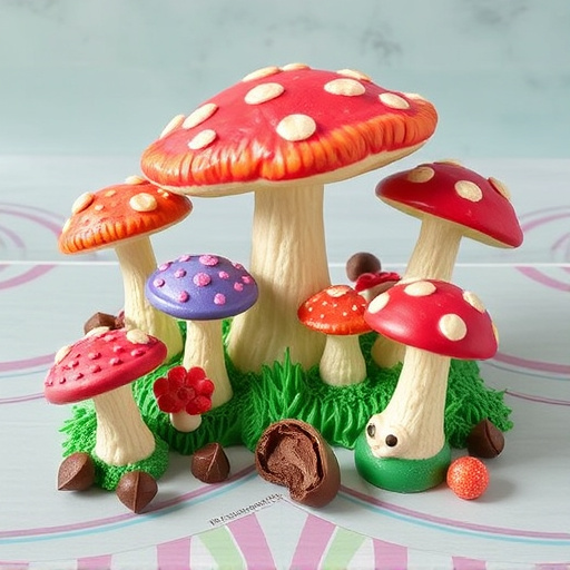 Vibrant Magic Mushroom Chocolates Collection