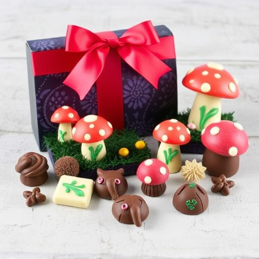 Vibrant Magic Mushroom Chocolates Collection