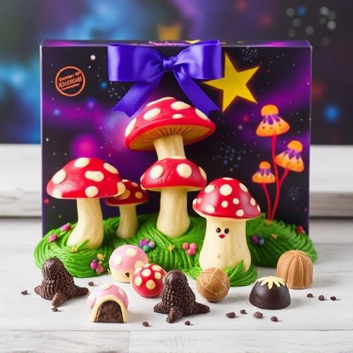 Vibrant Magic Mushroom Chocolates Collection