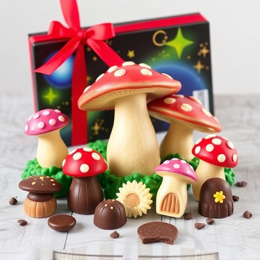 Vibrant Magic Mushroom Chocolates Collection