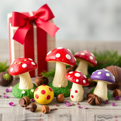 Vibrant Magic Mushroom Chocolates Collection
