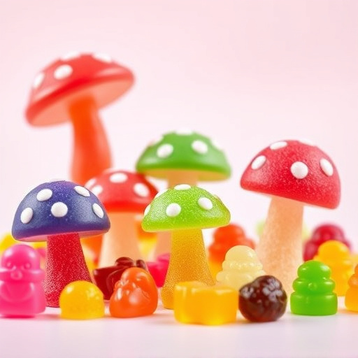 Vibrant Magic Mushroom Gummies Collection