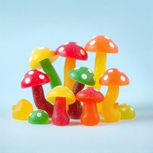Vibrant Magic Mushroom Gummies Collection