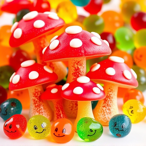 Vibrant Magic Mushroom Gummies Collection