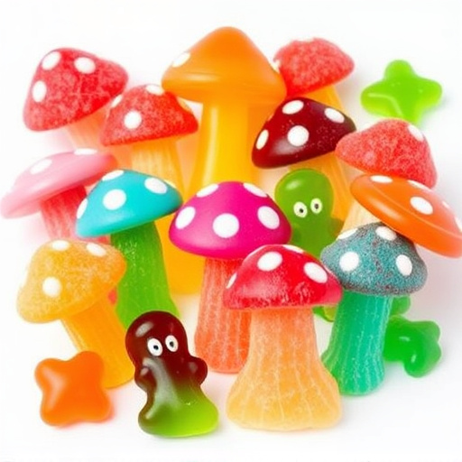 Vibrant Magic Mushroom Gummies Collection
