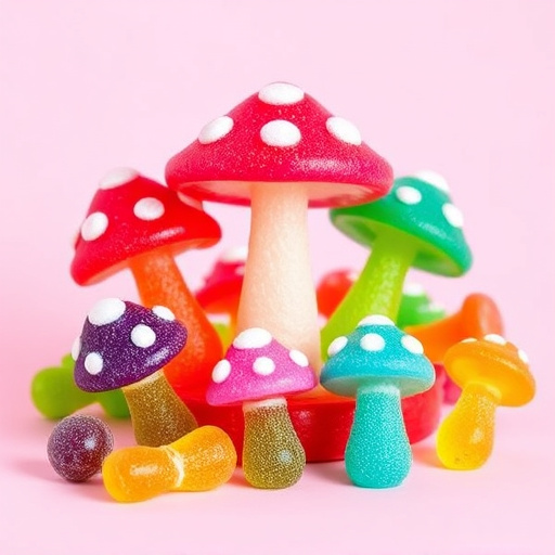 Vibrant Magic Mushroom Gummies Collection
