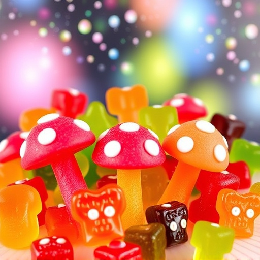 Vibrant Magic Mushroom Gummies Collection