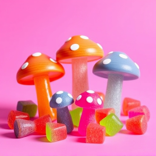 Vibrant Magic Mushroom Gummies Collection