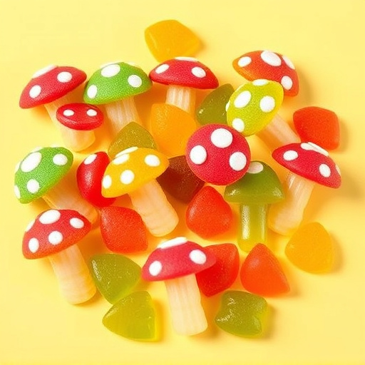 Vibrant Magic Mushroom Gummies Collection