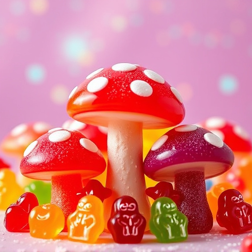 Vibrant Magic Mushroom Gummies Collection
