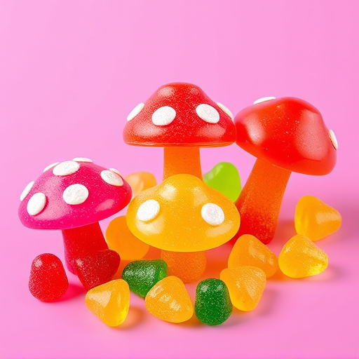 Vibrant Magic Mushroom Gummies Collection