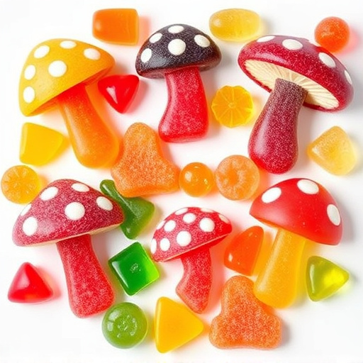 Vibrant Magic Mushroom Gummies Collection
